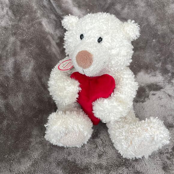 Hallmark Hug Me Squeeze Me Love Me Bear Plush 11” Animated Heartly Stuffed Toy - Picture 9 of 13